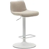 Kave Home 2er Set Kave Home Barhocker Zenda Stoff Beige