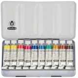 Schmincke Horadam Aquarell Metallkasten, 10 x 15 ml Tuben