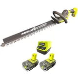 Ryobi RY18HT55A-215 18 V ONE+ Akku Heckenschere 55 cm + 2x Akku 1,5 Ah + Ladegerät