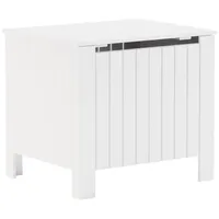 VidaXL Truhe mit Deckel RANA Weiß 60x49x54 cm Massivholz