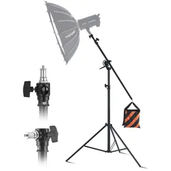 VEVOR Luftgepolstertes Aluminium Fotografie-Lichtstativ Fotostativ 3900mm Höhe