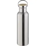 APS Edelstahl Isolierflasche Silber 0,75 l