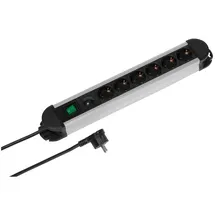 Vivanco Steckdosenleiste 1,6 m Schwarz 6 St.