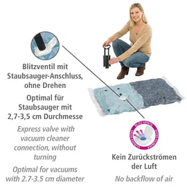 Wenko Vakuum Beutel Reise-Set 19 x 31 x 9,5 cm 6-tlg. transparent