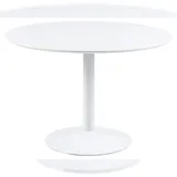 Actona Esstisch Ibiza Ø 110 cm Weiß