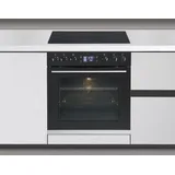 HANSEATIC Induktions Herd-Set "HBCO7210A1+HI46074CA", A+ (A+++-D), schwarz, Herdsets, Das Wasser sehr schnell zum Kochen bringen, dank Induktion