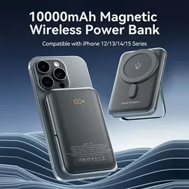 Vention 20W PD 10000 mAh Kabellose Magnetische Powerbank Weiß - Weiß
