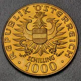 Münze Österreich 1000 Schilling Babenberger