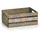 Zeller Deko-Kiste Mosaik 32 x 22 x 13,5 cm 1-tlg. braun