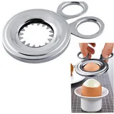 Coversolate Eieröffner/Eierschneider/Eierköpfer/Egg Eierteiler Edelstahl (Sliver)