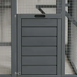 Wiltec Freilaufgehege Katzen 210 x 187 x 187 cm Grau
