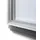 Showdown® Displays Schaukasten T silber 12x DIN A4 102,5 x 4,7 x 106,7 cm, 1 St.