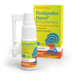 Flurbiprofen Dexcel® 8,75 mg/Dosis bei Halsschmerzen 15 ml