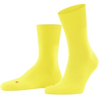 Falke Unisex Socken Run U SO Baumwolle einfarbig 1 Paar, Gelb (Sun 1383), 42-43
