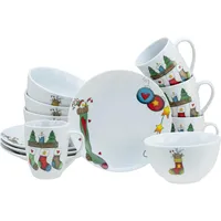 CreaTable CreaTable, Geschirrset, Luna (12 Stück)