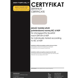 Doktorvolt Stromverteiler eXT 32A 2x16A 4x230V Baustromverteiler Doktorvolt