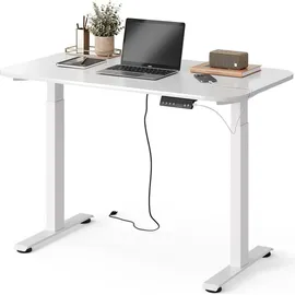 Vicco Schreibtisch Elevate, Weiß, 120 x 70 cm 2 Motoren, Model 58651 - Weiß