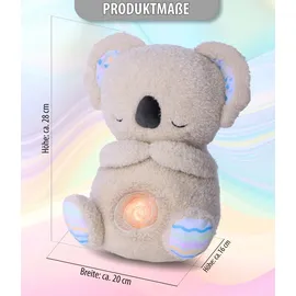 NORTHPOINT Schlummer Koala Kuscheltier Nachtlicht Musik waschbar für Babys