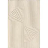benuta Pure Wollteppich Yanis Ivory 120x170 cm - Naturfaserteppich aus Wolle