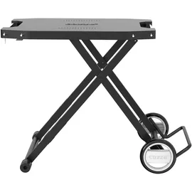 cozze Klapptisch 104,5 x 62,5 x 78 cm schwarz