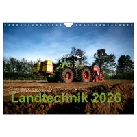 Calvendo Landtechnik 2026 (Wandkalender 2026 DIN A4 quer), CALVENDO