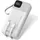 Viesta Viesta® Powerbank 20.000 mAh Weiß – 22,5W Schnellladen, PD20W – integrierte Kabel Usb-c- & Lightning), Usb-a, Usb-c Lcd-display, LED-Taschen... - Weiß