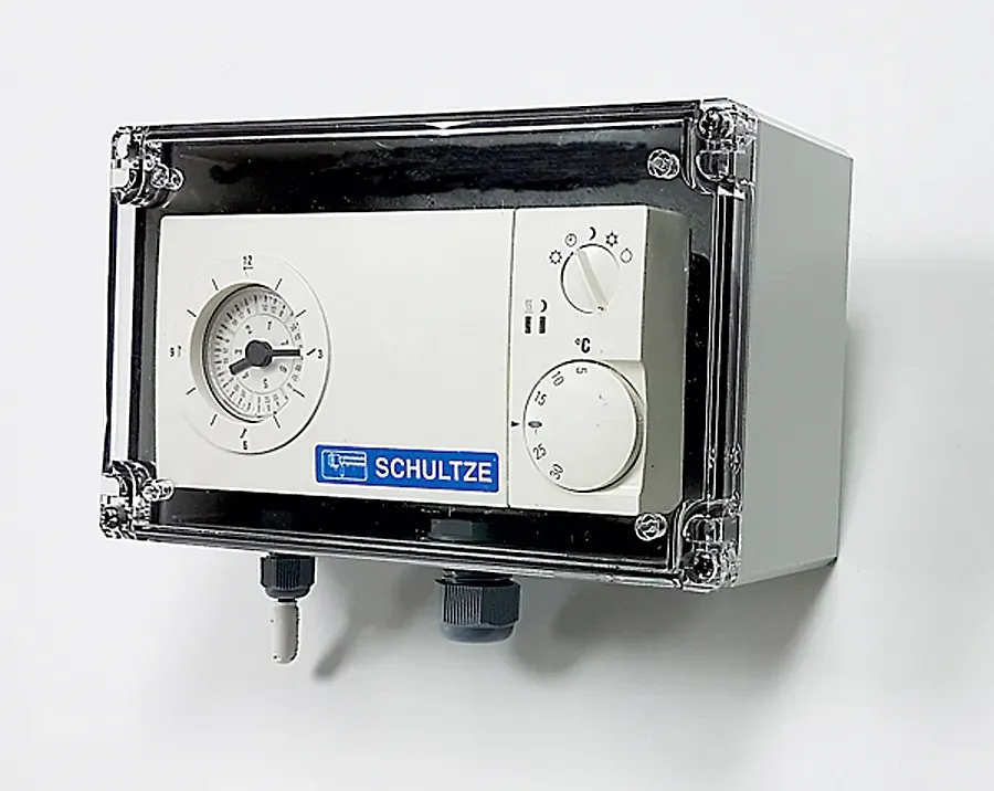 Elektronischer Uhrenthermostat für Feuchträume – Schutzart IP67