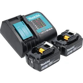 Makita DUR 190 LST2X9 inkl. 2 x 5,0 Ah + Ladegerät