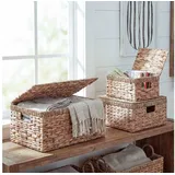 MCW Aufbewahrungsbox C23 21 x 40 x 30 cm 3-tlg. braun