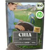 NaturaleBio Chia Samen 450g. Chiasamen Bio Unterstützt Gewichtsreduktion und Verdauung. Reich an Omega-3, Antioxidantien und Essentiellen Mineralien. Für Herz-, Knochen- und Muskelgesundheit.