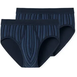 SCHIESSER Slip unifarben blau 10 2er Pack
