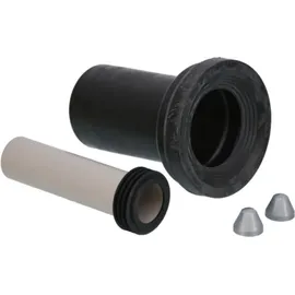 Geberit Anschlussgarnitur d 90mm, 185mm, f WWC, PE/PP, mattchr.