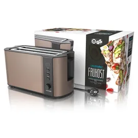 Arendo Langschlitz-Toaster beige