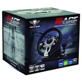 Spirit Of Gamer Race Wheel Pro 2 Lenkrad Schwarz/Silber PS4/PC/Xbox One