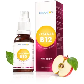 Vitamin B12+B6+Folsäure Mediakos Vital Spray