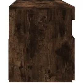 vidaXL TV-Schrank mit LED-Leuchten Räuchereiche 60x35x40 cm