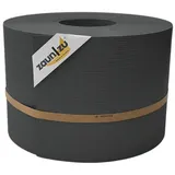 zaunzu® zaun|zu® Sichtschutzstreifen Rille PP für Doppelstabmatte Zaunblende Anthrazit 50m