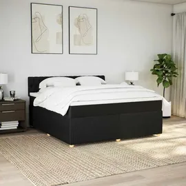 vidaXL Boxspringbett 180 x 200 cm Schwarz