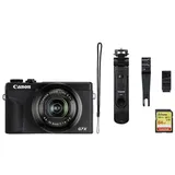 Canon Powershot G7X Mark III Vlogger Kit incl 64 GB SD-Karte schwarz