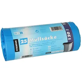 Papstar Müllsäcke 120 l 110 cm x 70 cm transparent,