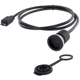 Encitech USB 2.0 Buchse Micro-B Chassisbuchse, Einbau M16 1310-1013-01 Inhalt: 1St.