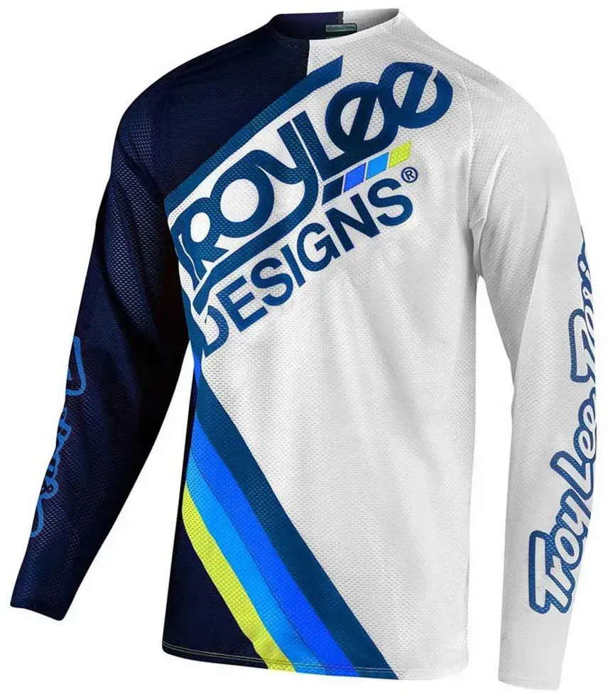 Troy Lee Designs Se Pro Air Tilt Langarm-trikot - Navy / White - L