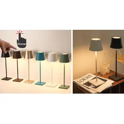 LED Akku Tischlampe TL001B, weiß, 1 Stück
