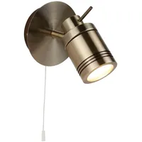 Searchlight Wand Spot Lampe Leuchte Antik Messing Edelstahl Küche