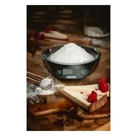 Mesko MS3164 Küchenwaage mit Schüssel Schwarz