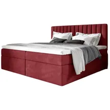 Fun Möbel Boxbett, Rot inkl. Bettkasten