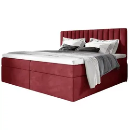 Fun Möbel Boxbett, Rot inkl. Bettkasten