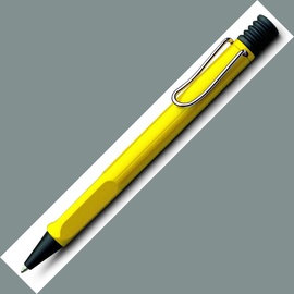 LAMY Kugelschreiber safari gelb Schreibfarbe blau,