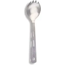 Spork Löffel Gabel XL Camping Besteck Outdoor Trekking Essen Titan Lang silber NO SIZE