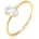 Elli Ring Damen Verlobung Marquise mit Zirkonia Steinen Stein in 925 Sterling Silber